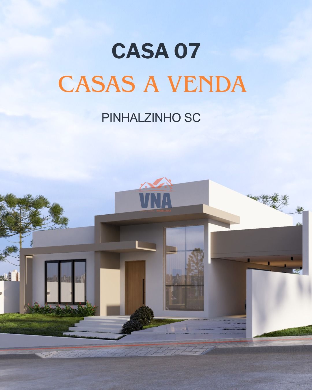 CASA ALTO PADRAO EM CONSTRUÇÃO A VENDA PROXIMO AO CENTRO DE PINHALZINHO SC