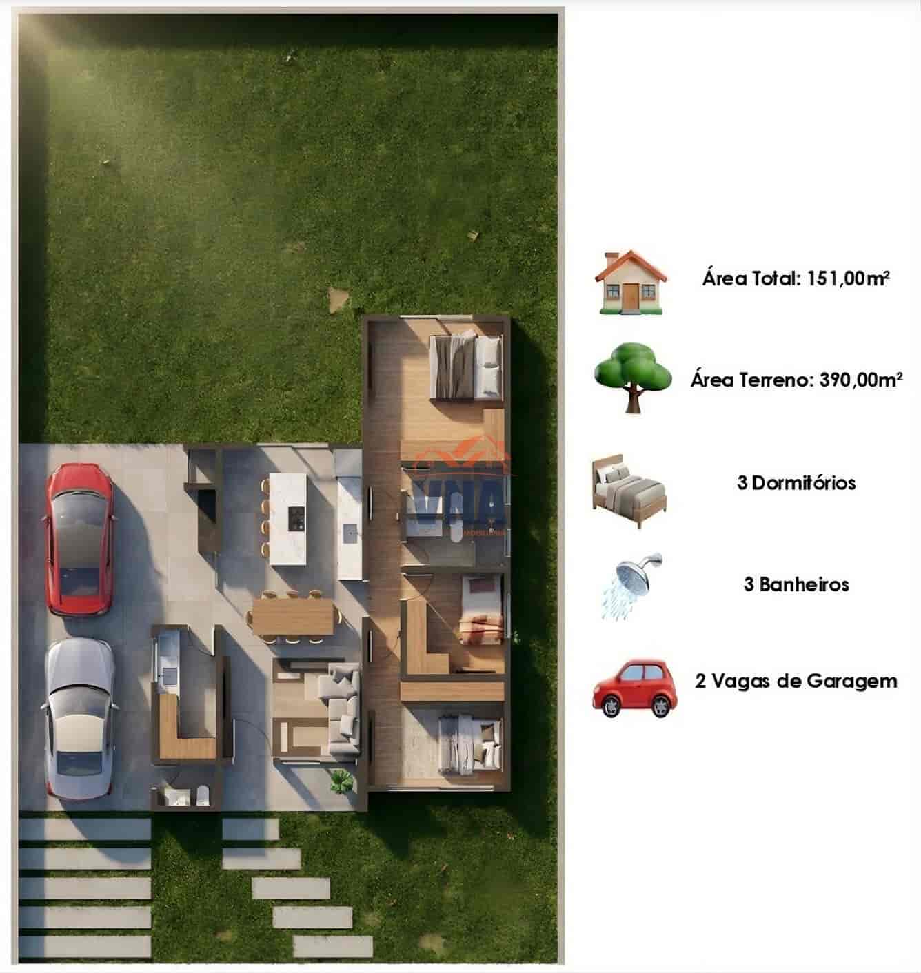 Casa Alto padrao a venda em Pinhalzinho SC